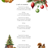 Thème de Noël - Affiches de comptines