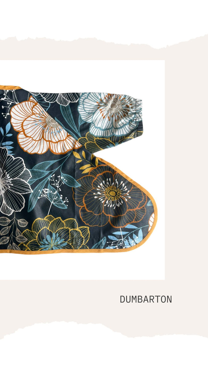 Bavoir avec manches et velcro pour plateau
