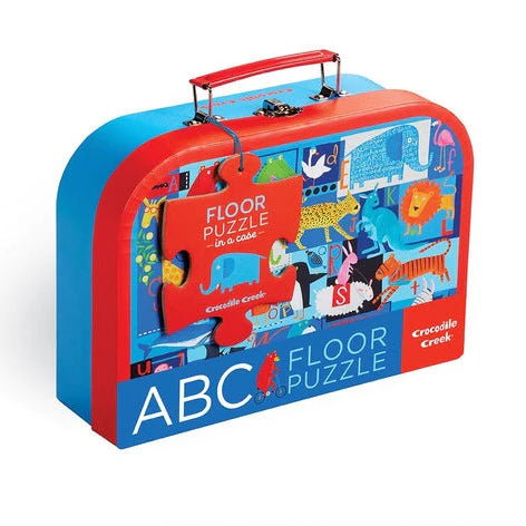 Crocodile Creek - Case Floor Puzzle 24 pc Animal ABC