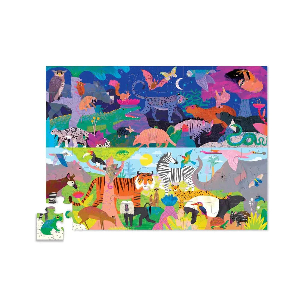 Crocodile Creek - Opposites 48 pc Night Day