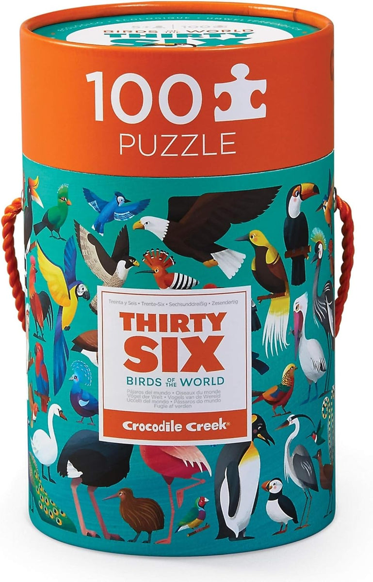 Crocodile Creek - Thirty-six animals Puzzle 100 pc Beautiful Birds