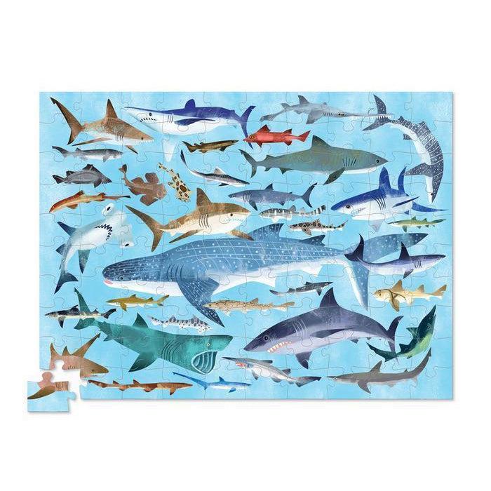 Crocodile Creek - Thirty-six animals Puzzle 100 pc Shark World