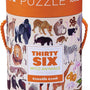 Crocodile Creek - Thirty-six animals Puzzle 100 pc Wild Animals