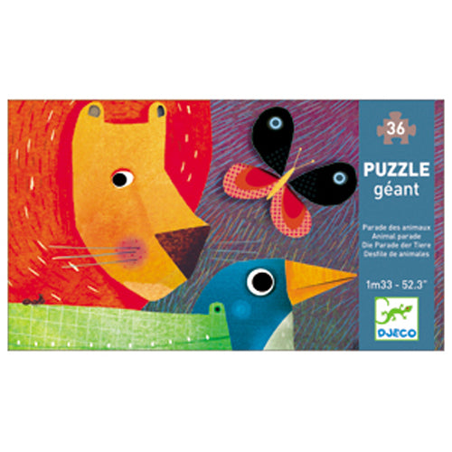 Djeco - Puzzle géant 36 pcs La parade des animaux