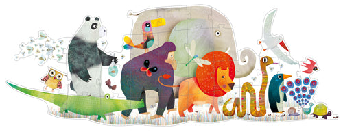 Djeco - Puzzle géant 36 pcs La parade des animaux