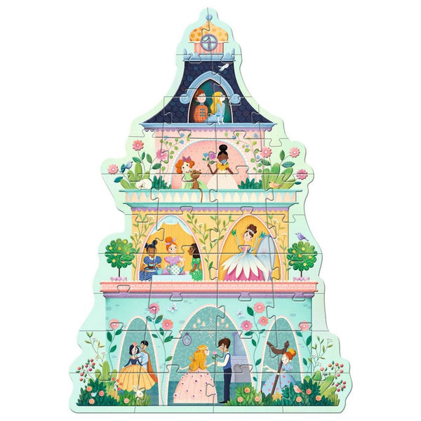 Djeco - Puzzle géant 36 pcs La tour des princesses