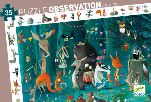 Djeco - Puzzle observation 35 pcs L'orchestre