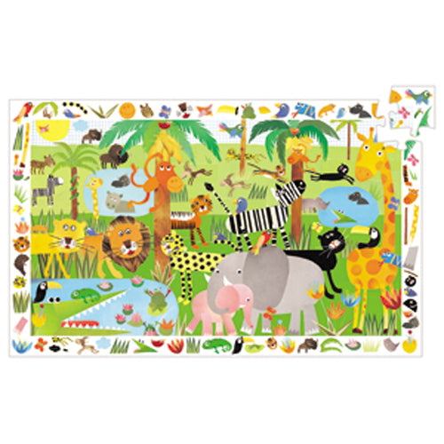 Djeco - Puzzle observation 35 pcs La jungle