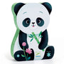 Djeco - Puzzle silhouette 24 pcs Léo le panda