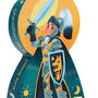 Djeco - Puzzle silhouette 36 pcs Le chevalier de la pleine lune