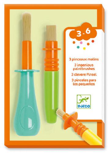 Djeco - 3 clever brushes