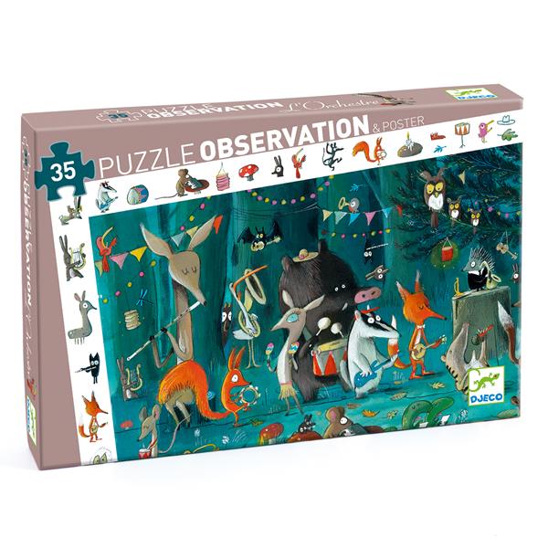 Djeco - Casse-tête observation 35 pcs L'orchestre