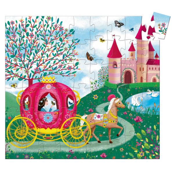 Djeco - Casse-tête silhouette 54 pcs Carosse d'Elise