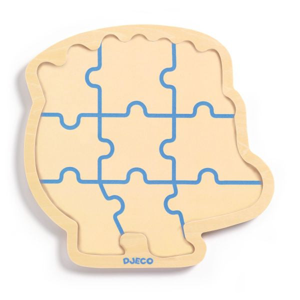 Djeco - Puzzlo 9 pcs Kipic