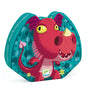 Djeco - Puzzle silhouette 24 pcs Edmond le dragon