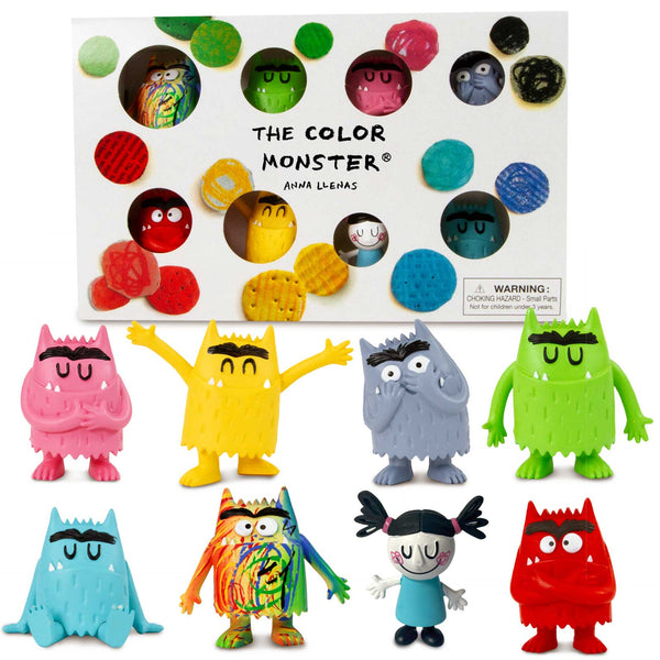 Le Monstre des couleurs - Set de 8 figurines