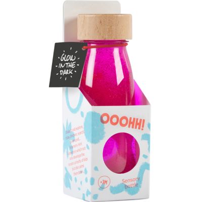 Petit boum - Bouteille sensorielle Float Rose Fluo