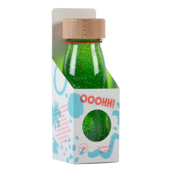 Petit boum - Bouteille sensorielle Float Vert
