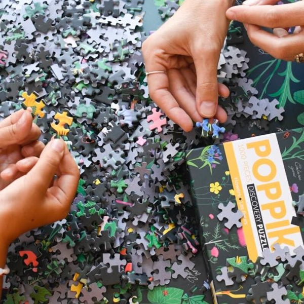 Poppik - Discovery Puzzle Fleurs 1000 pcs