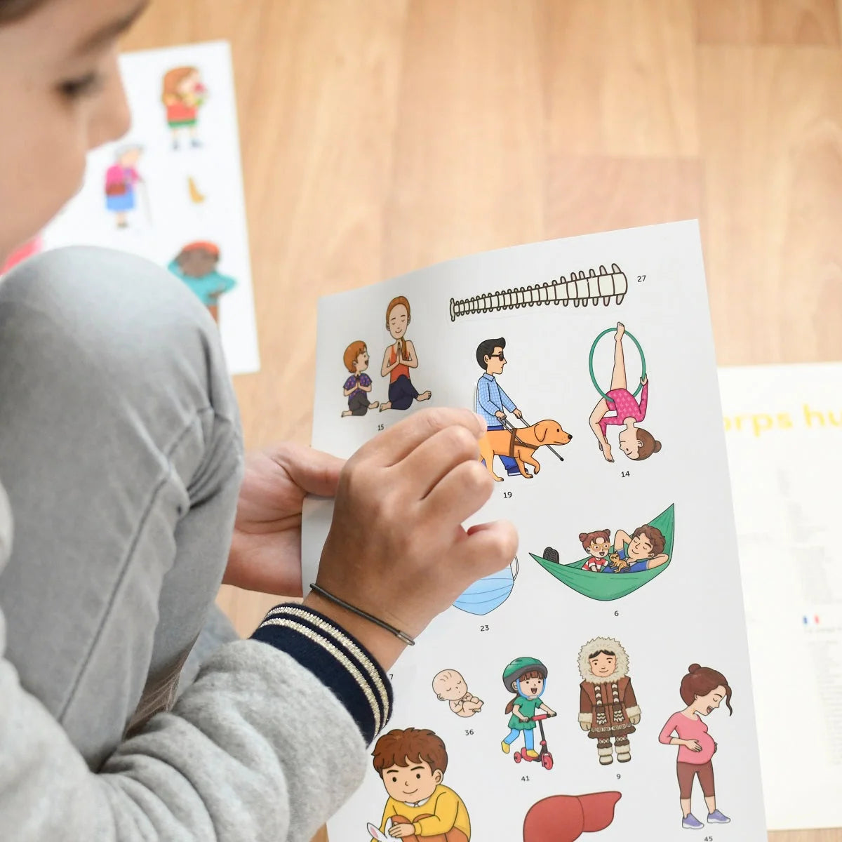 Poppik - Discovery Stickers Corps humain