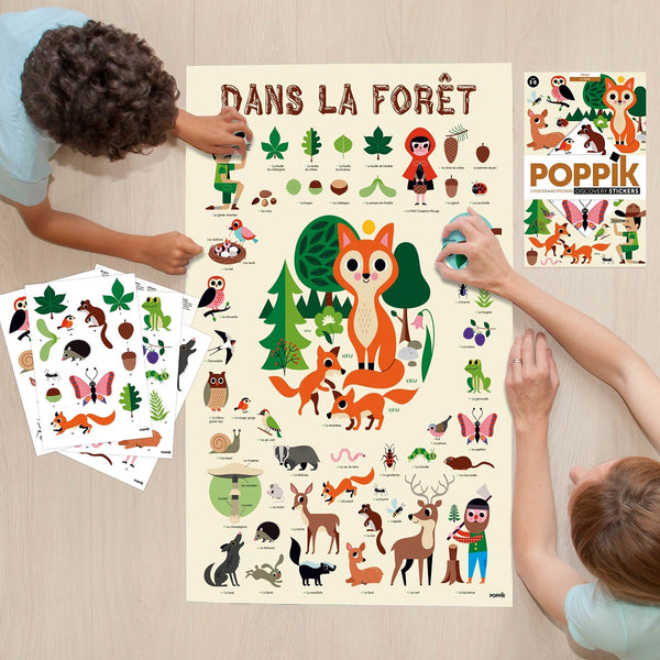 Poppik - Discovery Stickers Forêt