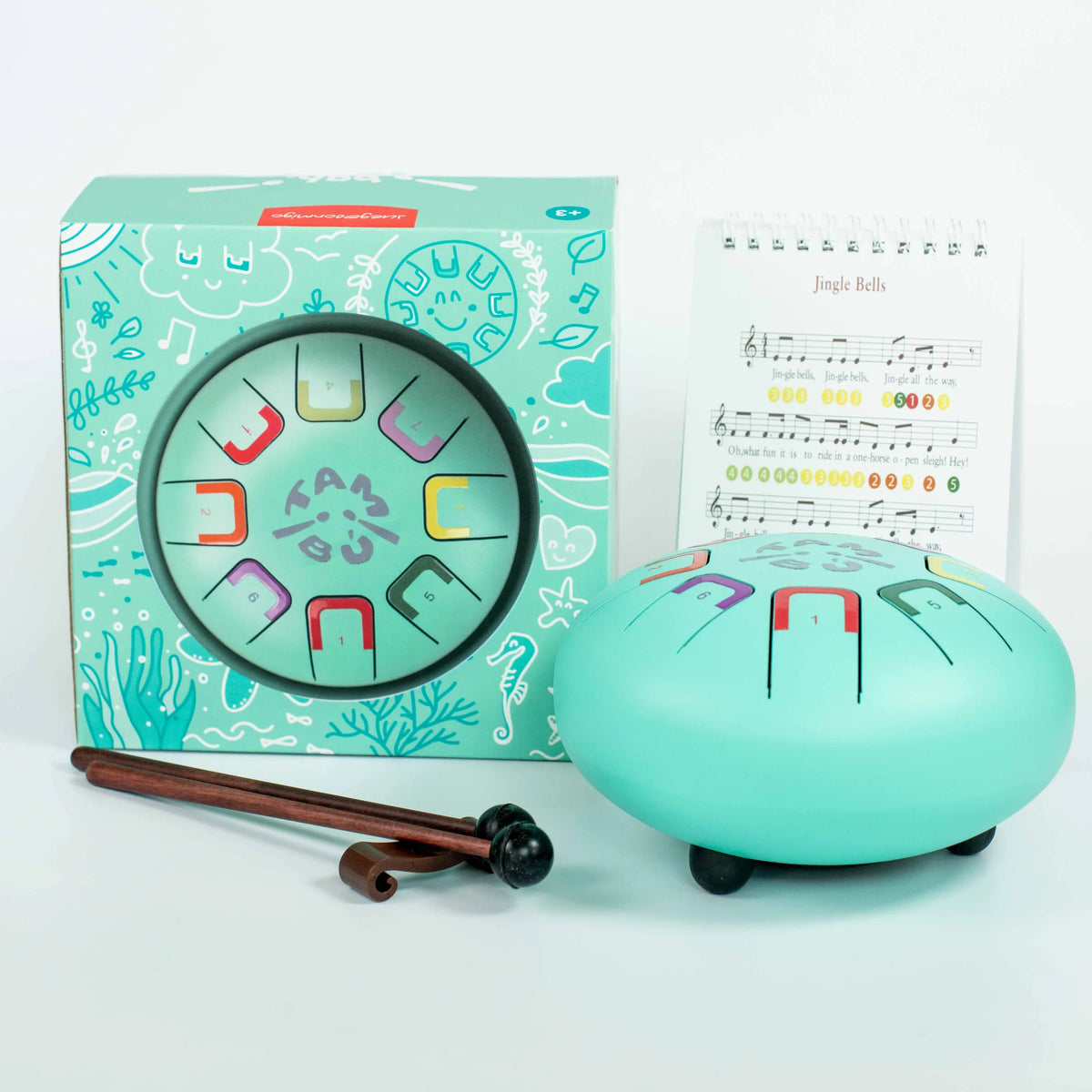 Tambù - Tambour à languettes 8 notes 6" Teal Peal