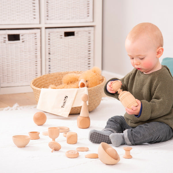 Tickit - Heuristic Play Wooden Basic Set