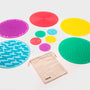 Tickit - Set de cercles sensoriels en silicone SiliShapes